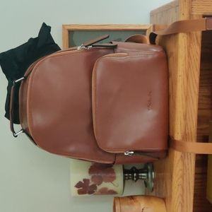 Leather Travel Backpack